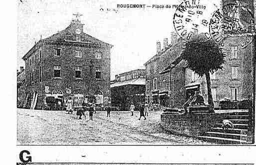 Ville de ROUGEMONT Carte postale ancienne