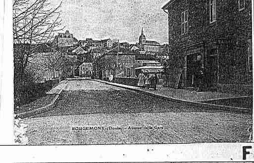 Ville de ROUGEMONT Carte postale ancienne