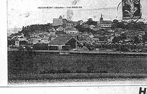 Ville de ROUGEMONT Carte postale ancienne