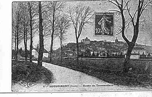 Ville de ROUGEMONT Carte postale ancienne