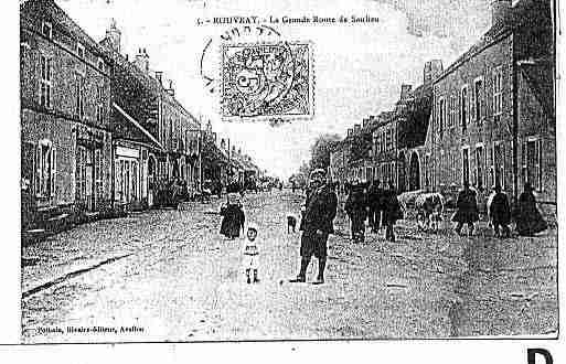 Ville de ROUVRAY Carte postale ancienne