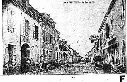 Ville de ROUVRAY Carte postale ancienne