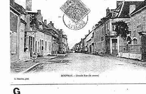 Ville de ROUVRAY Carte postale ancienne