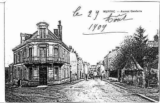 Ville de RUFFEC Carte postale ancienne