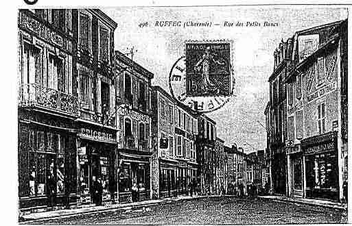 Ville de RUFFEC Carte postale ancienne