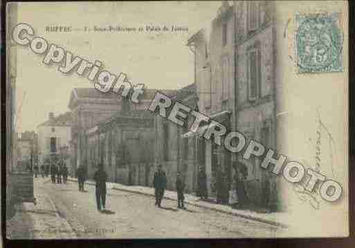 Ville de RUFFEC Carte postale ancienne