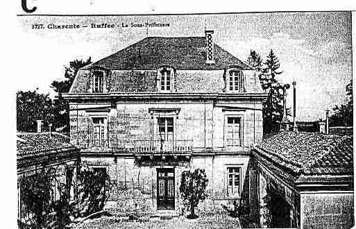 Ville de RUFFEC Carte postale ancienne