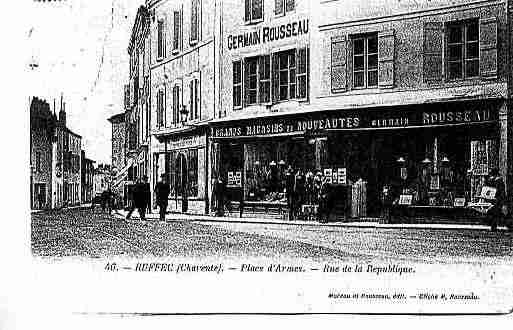 Ville de RUFFEC Carte postale ancienne