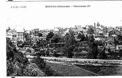 Ville de RUFFEC Carte postale ancienne