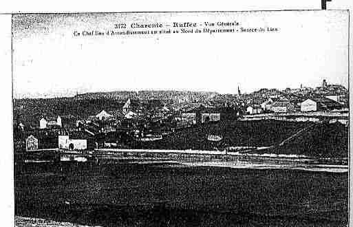 Ville de RUFFEC Carte postale ancienne