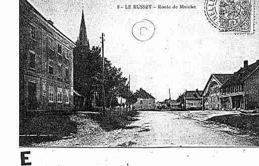 Ville de RUSSEY(LE) Carte postale ancienne