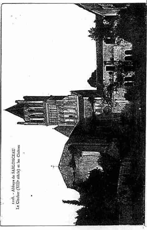 Ville de SABLONCEAUX Carte postale ancienne