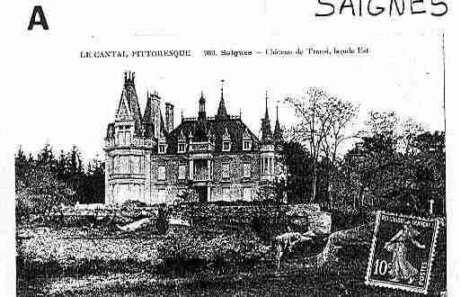 Ville de SAIGNES Carte postale ancienne