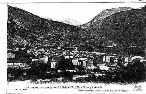 Ville de SAILLANS Carte postale ancienne