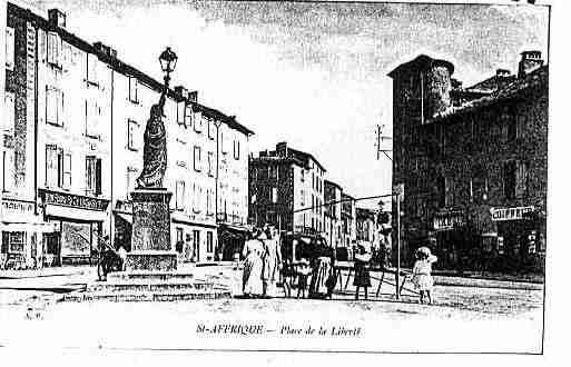 Ville de SAINTAFFRIQUE Carte postale ancienne