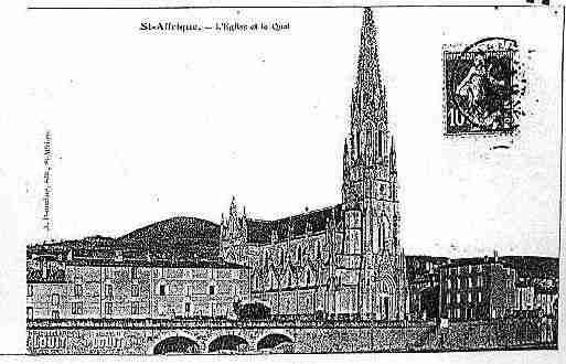 Ville de SAINTAFFRIQUE Carte postale ancienne