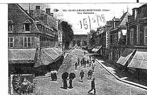 Ville de SAINTAMANDMONTROND Carte postale ancienne