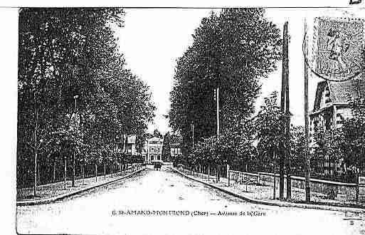 Ville de SAINTAMANDMONTROND Carte postale ancienne
