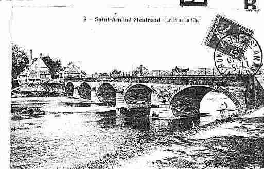 Ville de SAINTAMANDMONTROND Carte postale ancienne