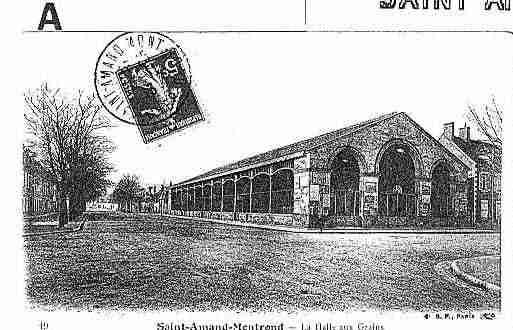 Ville de SAINTAMANDMONTROND Carte postale ancienne