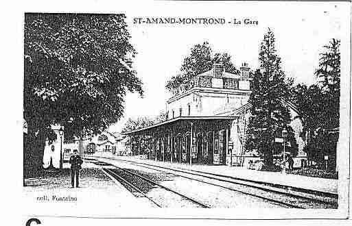 Ville de SAINTAMANDMONTROND Carte postale ancienne