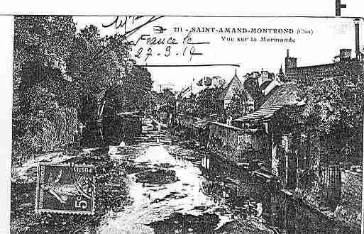 Ville de SAINTAMANDMONTROND Carte postale ancienne