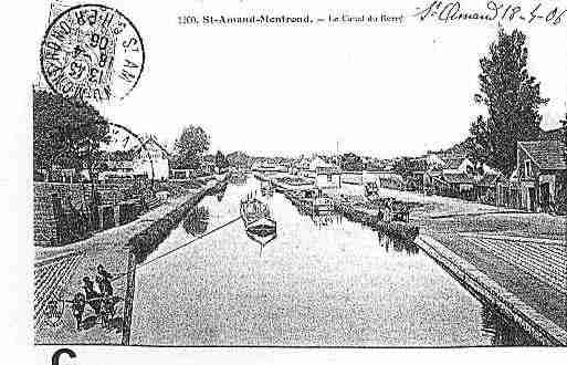 Ville de SAINTAMANDMONTROND Carte postale ancienne