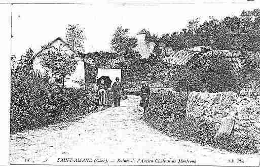 Ville de SAINTAMANDMONTROND Carte postale ancienne
