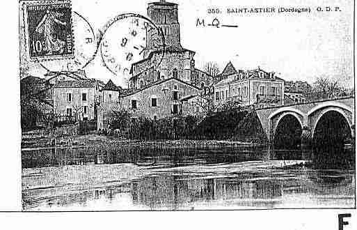 Ville de SAINTASTIER Carte postale ancienne