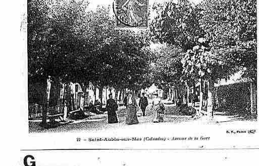 Ville de SAINTAUBINSURMER Carte postale ancienne
