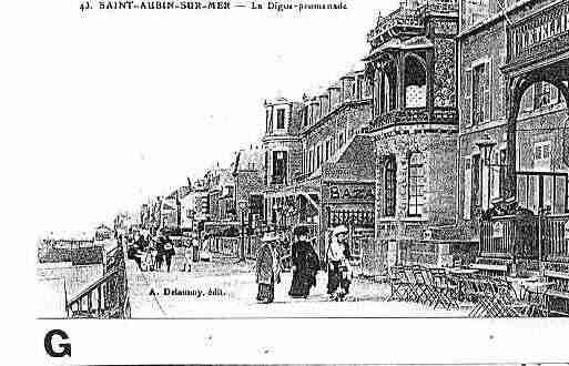 Ville de SAINTAUBINSURMER Carte postale ancienne