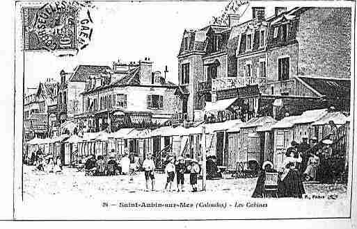 Ville de SAINTAUBINSURMER Carte postale ancienne