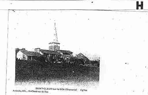 Ville de SAINTCYBARDEAUX Carte postale ancienne