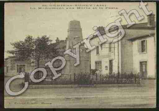 Ville de SAINTDENISENBUGEY Carte postale ancienne