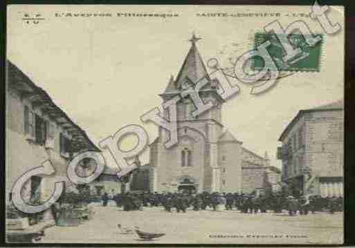 Ville de SAINTEGENEVIEVE Carte postale ancienne