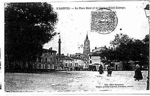 Ville de SAINTES Carte postale ancienne