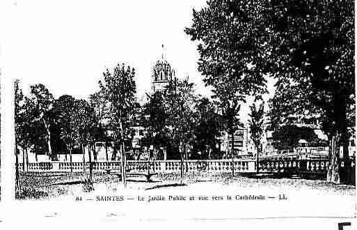 Ville de SAINTES Carte postale ancienne
