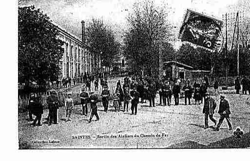 Ville de SAINTES Carte postale ancienne