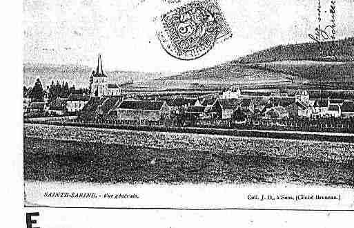 Ville de SAINTESABINE Carte postale ancienne