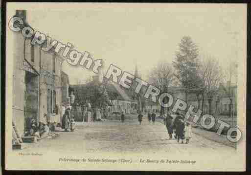 Ville de SAINTESOLANGE Carte postale ancienne