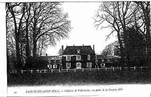 Ville de SAINTESOLANGE Carte postale ancienne Ville de SAINTESOLANGE Carte postale ancienne