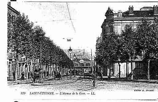 Ville de SAINTETIENNE Carte postale ancienne