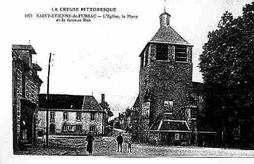 Ville de SAINTETIENNEDEFURSAC Carte postale ancienne