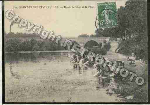Ville de SAINTFLORENTSURCHER Carte postale ancienne