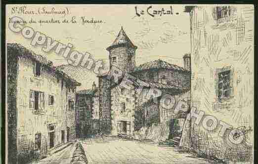 Ville de SAINTFLOUR Carte postale ancienne