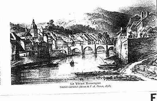 Ville de SAINTGENIEZD\'OLT Carte postale ancienne