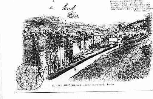 Ville de SAINTGENIEZD\'OLT Carte postale ancienne