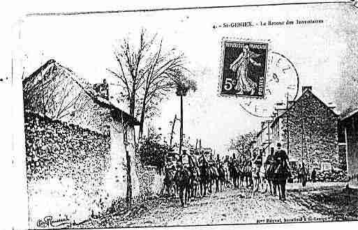 Ville de SAINTGENIEZD\'OLT Carte postale ancienne
