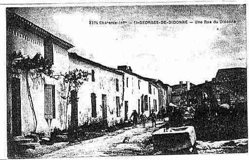 Ville de SAINTGEORGESDEDIDONNE Carte postale ancienne