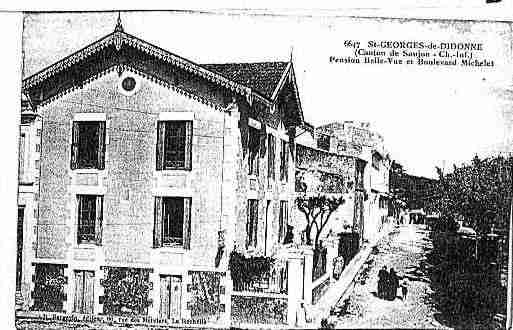Ville de SAINTGEORGESDEDIDONNE Carte postale ancienne Ville de SAINTGEORGESDEDIDONNE Carte postale ancienne